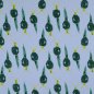 Preview: Baumwolle - Pique - Schnecken - blau - Little Darling