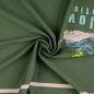 Preview: RESTSTÜCK 1 Panel !!! - French Terry - back side Panel - Slow Motion - Little Darling