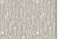 Preview: Bio Baumwolle - Silver Spoon - grau - In my Kitchen - Hamburger Liebe