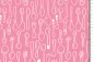 Preview: Bio Baumwolle - Silver Spoon - rosa - In my Kitchen - Hamburger Liebe
