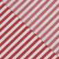 Preview: Baumwolle Denim - Laurent Streifen - rot/naturweiß