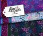 Preview: Bio Baumwoll Satin - Adorable - Col. 01 - Love Letters - Hamburger Liebe - Albstoffe
