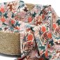 Preview: Baumwollwebware - Flowers and Frogs - off white