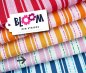 Preview: Bio Jacquard - Pin Stripes - Col.4 - rosa - Bloom - Hamburger Liebe - Albstoffe