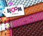 Preview: RESTSTÜCK 1,60m !!! - Bio Jersey - Sunnies - Col.1 - blau/meringa - Bloom - Hamburger Liebe - Albstoffe