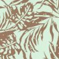Preview: Bambus Popeline - Azra - mint/braun