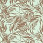 Preview: Bambus Popeline - Azra - mint/braun