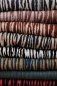 Preview: RESTSTÜCK 50cm !!! - Bio Jacquard - Bark - indigo night/dune - Mind the Maker