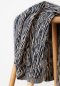 Preview: RESTSTÜCK 50cm !!! - Bio Jacquard - Bark - indigo night/dune - Mind the Maker