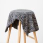 Preview: RESTSTÜCK 50cm !!! - Bio Jacquard - Bark - indigo night/dune - Mind the Maker
