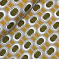 Preview: Baumwolle - Barcloth - Orbs - olive - Modern Retro - Cloud9 Fabrics