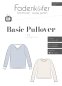 Preview: Papierschnittmuster - Basic Pullover - Damen - Fadenkäfer
