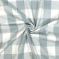 Preview: Baumwoll Flanell - Check - dark dusty mint