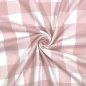 Preview: RESTSTÜCK 1,20m !!! - Baumwoll Flanell - Check - old pink