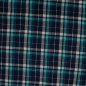 Preview: Baumwoll Flanell - Karo - petrol