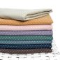 Preview: RESTSTÜCK 50cm !!! - Baumwoll Jacquard - Lina Stripes - dusty blue
