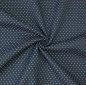 Preview: RESTSTÜCK 50cm !!! - Baumwoll Jacquard - Lina Stripes - navy