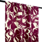 Preview: RESTSTÜCK 0,70m !!! - Baumwoll Satin - Noori Flowers - bordeaux