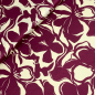Preview: RESTSTÜCK 0,70m !!! - Baumwoll Satin - Noori Flowers - bordeaux