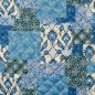 Preview: Baumwoll Stepper - Ornament Paisley - blau