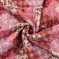 Preview: Baumwoll Stepper - Ornament Paisley - fuchsia