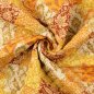 Preview: Baumwoll Stepper - Ornament Paisley - senf