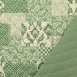 Preview: Baumwoll Stepper - Raute Paisley - lindgrün