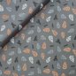 Preview: Baumwolle Popeline - Christmas Cone - grau