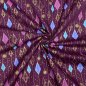 Preview: Baumwolle Popeline - Christmas Rhombus - bordeaux