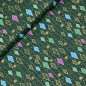Preview: Baumwolle Popeline - Christmas Rhombus - grün