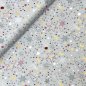 Preview: Baumwolle Popeline - Christmas Sparkle - hellgrau