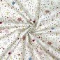 Preview: Baumwolle Popeline - Christmas Sparkle - wollweiß