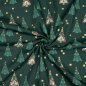 Preview: Baumwolle Popeline - Christmas Trees - grün