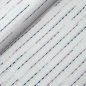 Preview: Baumwolle Crinkle - Dobby Stripe - white