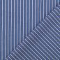 Preview: RESTSTÜCK 1,10m !!! - Baumwolle - gestreift - Finja - jeansblau
