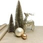 Preview: Baumwolle beschichtet - Glitzer beige