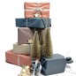 Preview: Baumwolle beschichtet - Glitzer beige