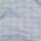 Preview: Baumwolle - Dobby - hellblau/neon
