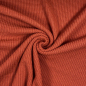 Preview: RESTSTÜCK 1,10m !!! - Baumwoll Strick - terracotta