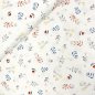 Preview: Bio Baumwoll Popeline - small Flowers - offwhite