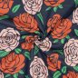 Preview: RESTSTÜCK 80cm !!! - Bio Jacquard - Rose - Cozy Jungle