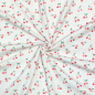 Preview: RESTSTÜCK 0,80m !!! - Bio Jersey - Cherry - white