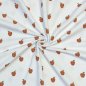 Preview: Bio Jersey - Watercolour Apples - white