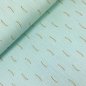 Preview: Bio Musselin - Strokes - mint