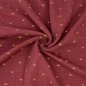 Preview: Bio Musselin - Sunrise - rouge
