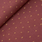 Preview: RESTSTÜCK 0,60m !!! - Bio Musselin - Sunrise - rouge