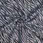 Preview: RESTSTÜCK 70cm !!! - Bio Soft Sweat - brushed - Zebra Luis - grey