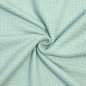 Preview: RESTSTÜCK 0,60m !!! - Bio Strickjersey - Waffel - light mint