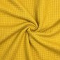 Preview: RESTSTÜCK 0,50m !!! - Bio Strickjersey - Waffel - mustard