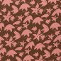 Preview: French Terry - Cozy Blüten - braun - free fallin` by brinarina - Swafing